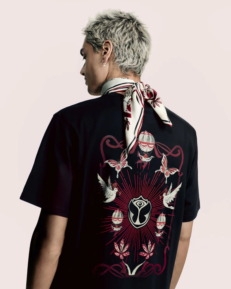 LENÇO BUTTERFLY AIRSHIP