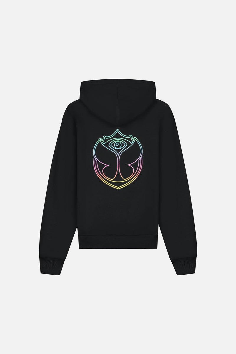 MOLETOM FUSION GRADIENT ICON FEMININO PRETO