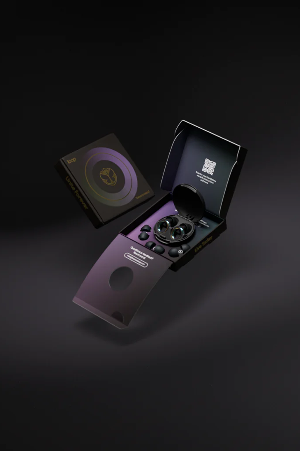 EARPLUG LOOP EXPERIENCE 2 HOLOGRAPHIC BLACK